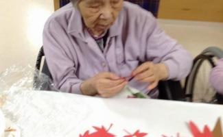 紅葉の大木作成中～!(^^)!