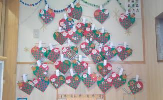 ハートのツリーでクリスマス☆