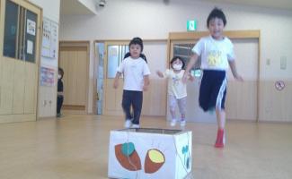 おいも畑へ一直線