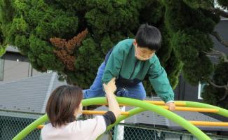 太鼓橋上れるよ
