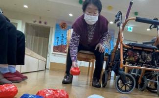 よーく狙って…