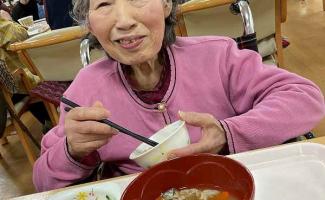 美味しくてニッコリ。